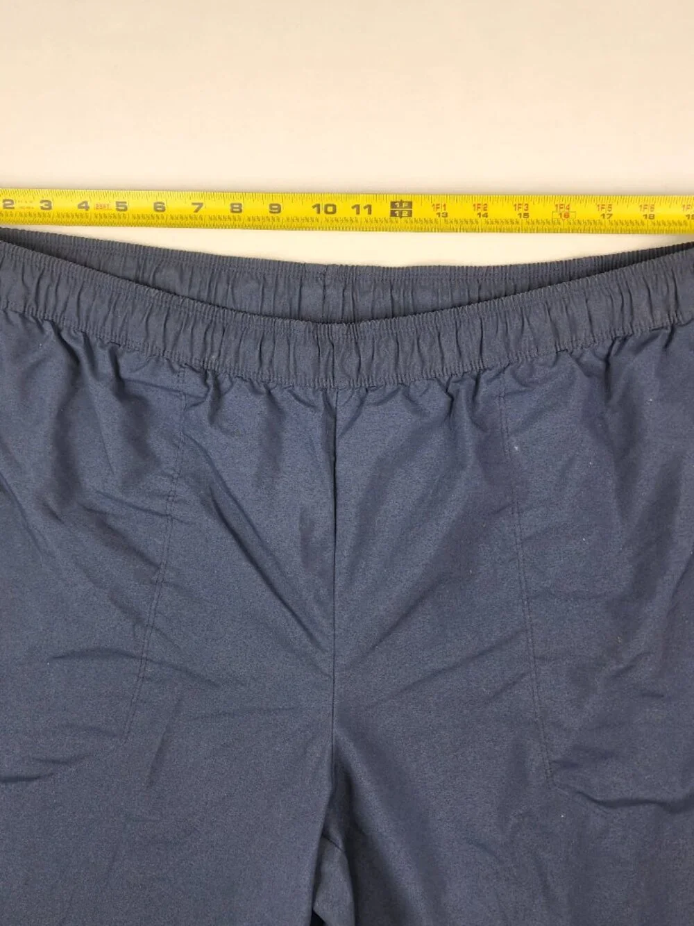 Nike Mens XXL Blue Swim Trunks Shorts Pockets Athletic Drawstring Stretch